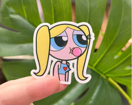 Powerpuff Girls Sticker Bubbles ShopSourSweetener