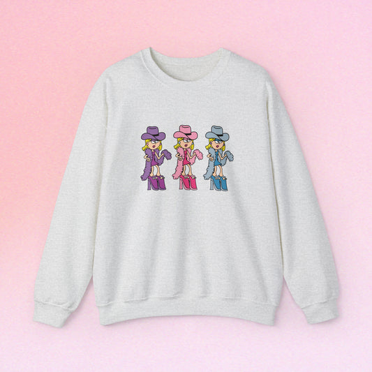 Lizzie McGuire Crewneck, Nostalgia Sweatshirt, Y2K Disney Clothing, Cowgirl Lizzie