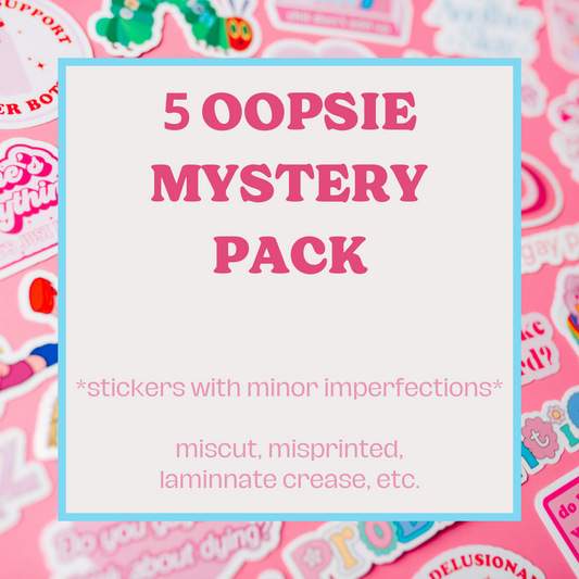 Oopsie Mystery Sticker 5 Pack