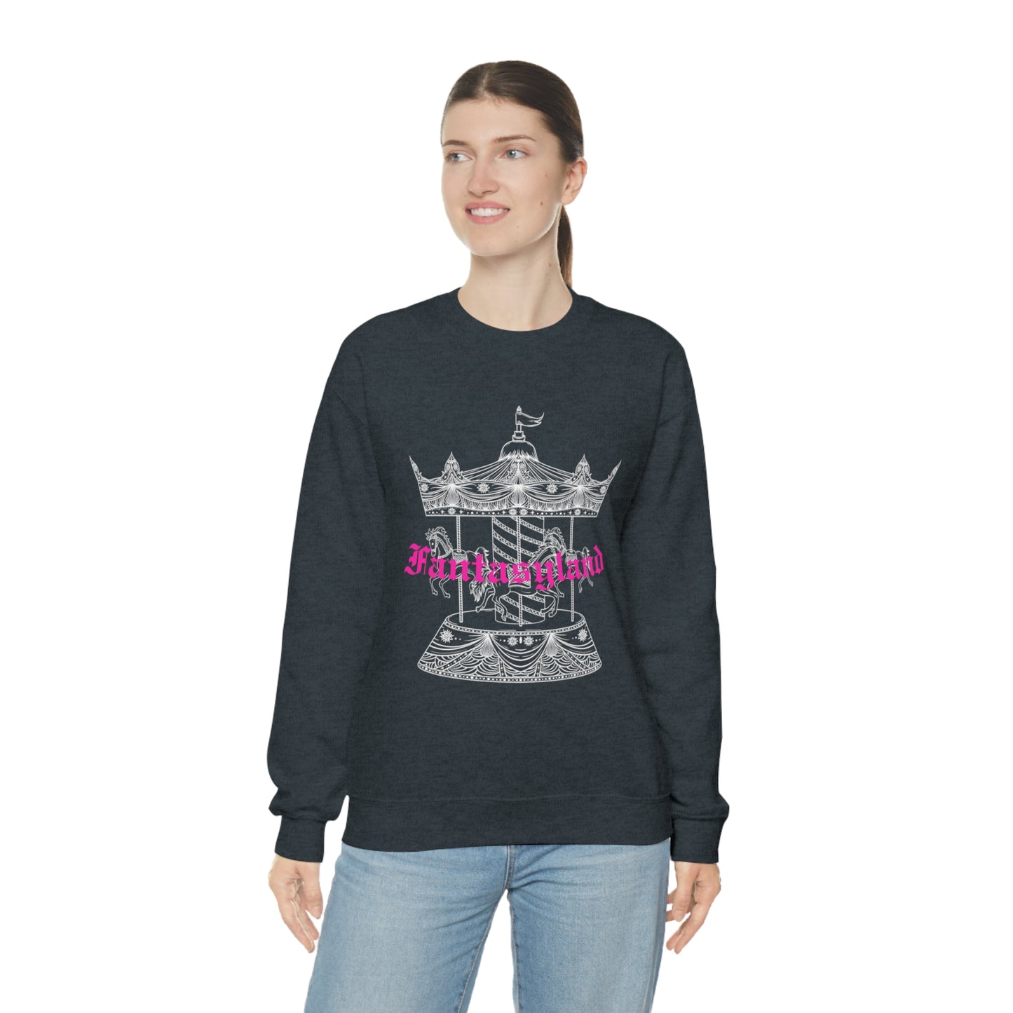 Fantasyland Disney Unisex Heavy Blend Crewneck Sweatshirt