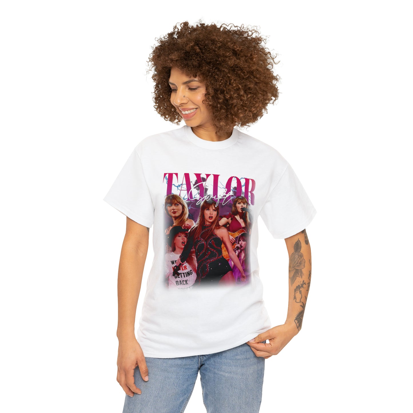 Taylor Swift 90s Bootleg Rap Vintage T-Shirt, Eras Tour, Red, Fearless, Speak Now, Eras Tour Merch