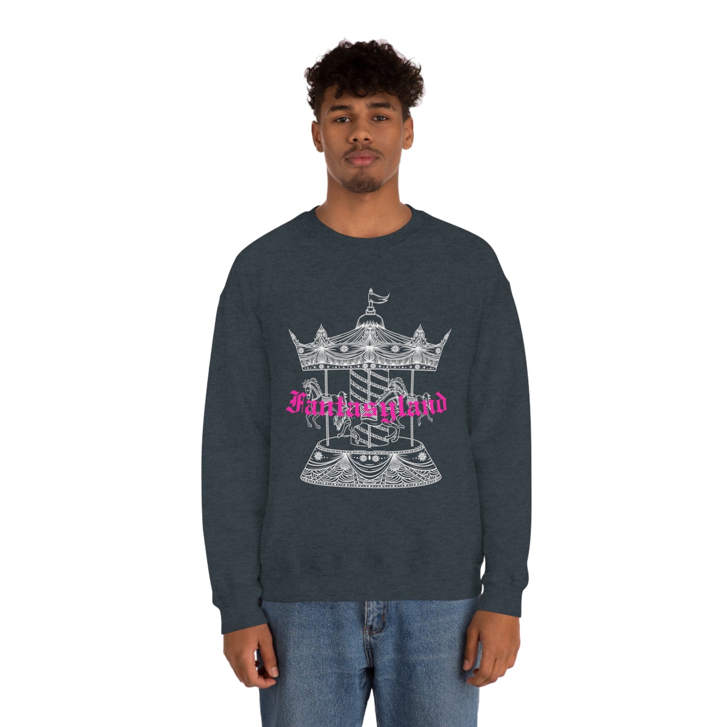 Fantasyland Disney Unisex Heavy Blend Crewneck Sweatshirt