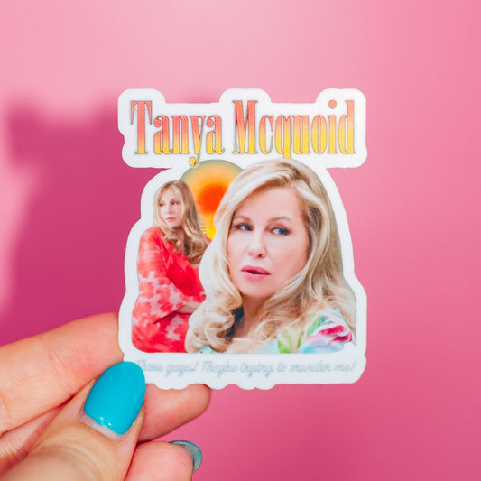 White Lotus, Jennifer Coolidge, These Gays They're Trying To Murder Me Sticker, Tanya Mcquoid, Funny Meme, HBO Max, Italy Trip