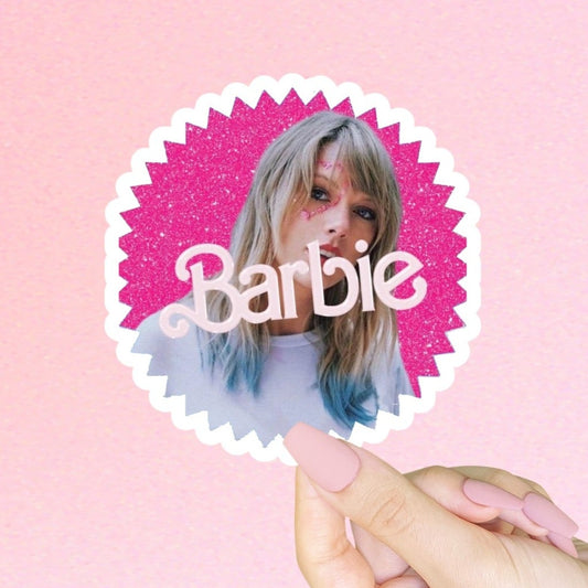 Taylor Swift Barbie Sticker, Barbie Movie Merch