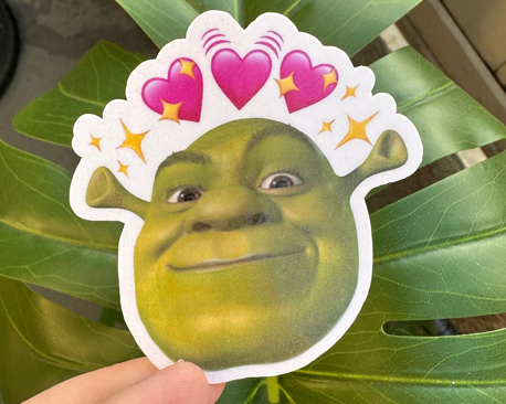 Shrek Movie Sticker, Dreamworks, Universal, Pop Culture, Fiona Donkey