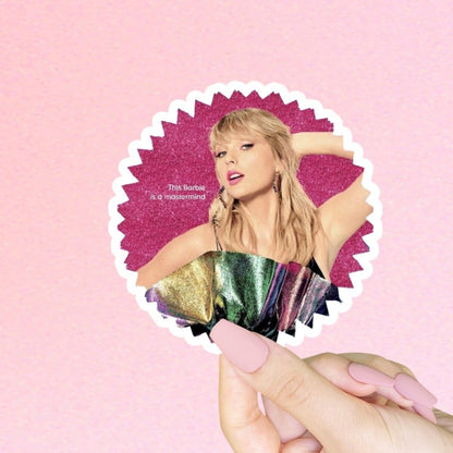 Taylor Swift Barbie Sticker, Barbie Movie Merch