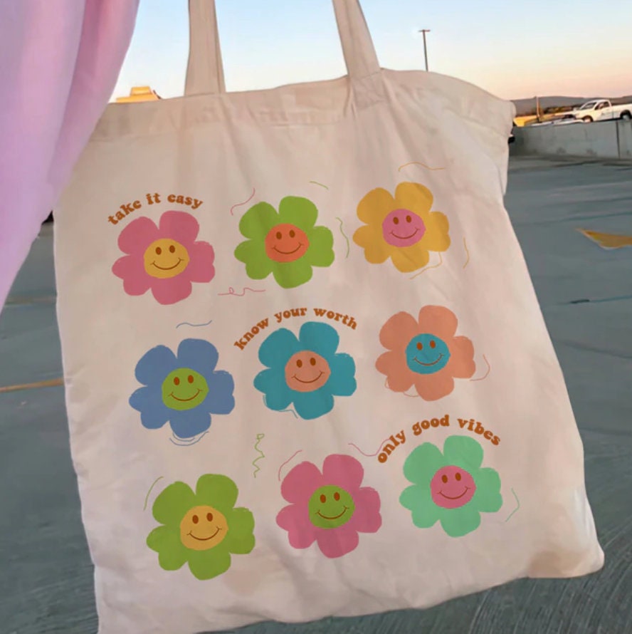 Cute hot sale shopping bags