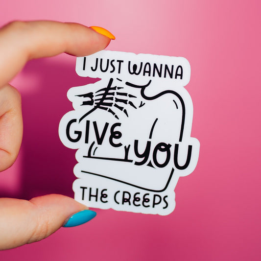 I Just Wanna Give You The Creeps Sticker, Spooky Halloween, Boo Basket, Couple Goals, Sexy Vibes, Love Language, Women's Silhouette, Trendy