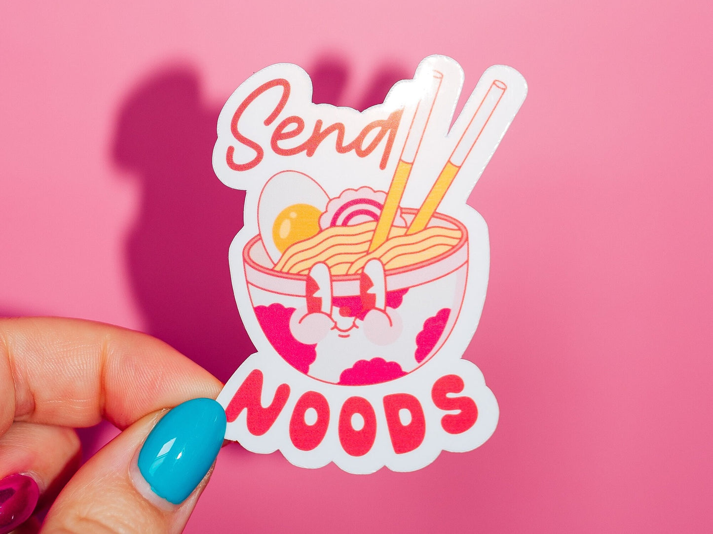 Send Noods Sticker, Sexy Foodie, Ramen Noodles, Valentine's Day, Self Love, Funny Humor, Trendy Aesthetic, Kawaii Vibes, Culture Cuisine